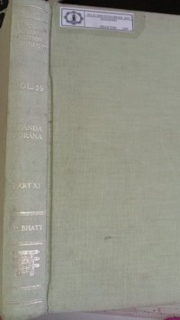 Image of Ancient Indian Tradition and Mythology Series Vol. 59 (Puranas in Translation) : The Skanda Purana Part XI